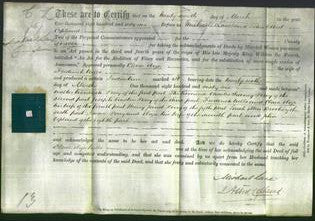 Deed by Married Women - Clara Eliza Wells-Original Ancestry
