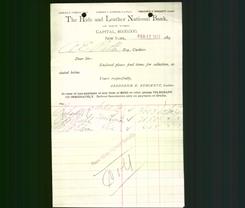 Bank Letterhead - Hide and Leather National Bank