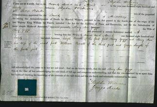 Deed by Married Women - Mary Ann Griggs-Original Ancestry
