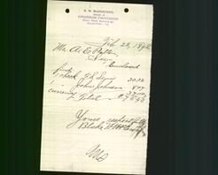 Business Letterhead - B. W. McCracken