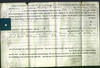 Deed by Married Women - Susanna Ann Timms-Original Ancestry