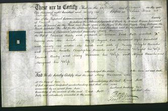 Deed by Married Women - Mary Harrison Beeby-Original Ancestry