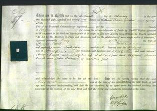 Deed by Married Women - Mary Oswell