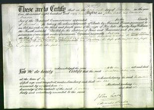 Deed by Married Women - Matilda Patton-Original Ancestry