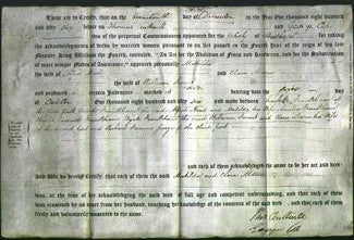Deed by Married Women - Matilda Noad and Clara Maria Smart-Original Ancestry