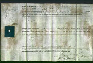 Deed by Married Women - Eliza Jane Salmon-Original Ancestry