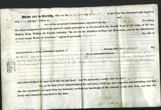 Deed by Married Women - Elizabeth Brabant-Original Ancestry