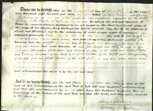 Deed by Married Women - Mary Hugill-Original Ancestry