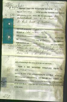 Deed by Married Women - Clara Ferris-Original Ancestry