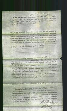 Deed by Married Women - Hannah Marshall-Original Ancestry