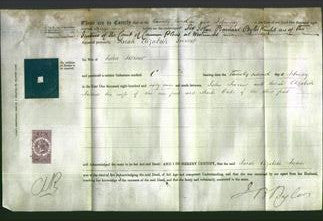 Deed by Married Women - Sarah Elizabeth Turner-Original Ancestry