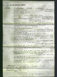 Court of Common Pleas - Mary Pickton Morris-Original Ancestry