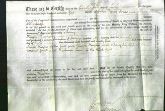 Deed by Married Women - Mary Hughes-Original Ancestry