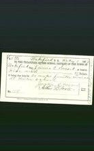 Wakefield, Massachusetts Payment Voucher - James E. Smart-Original Ancestry