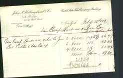 Letterhead - John P. Hollingshead & Co.