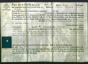 Deed by Married Women - Mary Pickton Morris-Original Ancestry