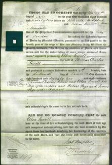 Deed by Married Women - Ellen Sewell-Original Ancestry