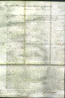 Court of Common Pleas - Sarah Ann Barrand-Original Ancestry