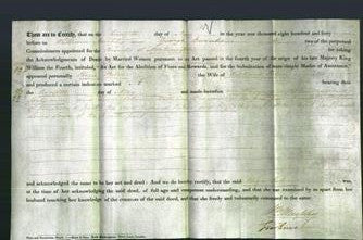 Deed by Married Women - Eliza Pulver-Original Ancestry