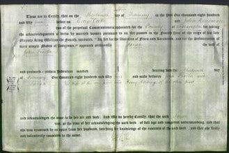 Deed by Married Women - Sarah Trasler-Original Ancestry