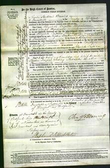 Court of Common Pleas - Elizabeth Crighton Byrchmore-Original Ancestry