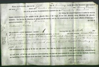 Deed by Married Women - Mary Moreton-Original Ancestry