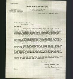Letterhead - Wickwire Brothers