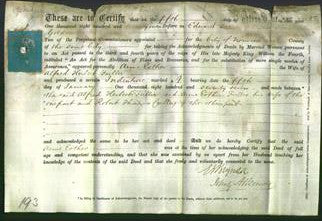 Deed by Married Women - Anne Esther Fuller-Original Ancestry