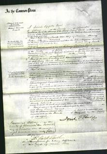 Court of Common Pleas - Lucy Sarah Estcourt-Original Ancestry