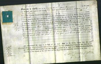 Deed by Married Women - Elizabeth Sherring, Eliza Nicholas and Emma Shepherd-Original Ancestry