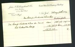 Letterhead - John P. Hollingshead & Co.