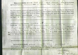 Deed by Married Women - Mary Hill Roberts-Original Ancestry