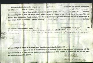 Deed by Married Women - Clara Ann Rowley-Original Ancestry