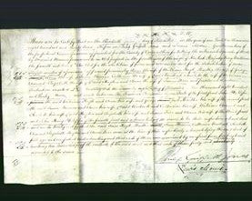 Deed by Married Women - Anne Hugh, Martha Evans, Anne Thomas, Catherine Woodcock, Charlotte Ormond, Elizabeth Hughes and Anna Kerr-Original Ancestry