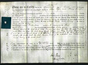 Deed by Married Women - Ellen Moore and Mary Collyer-Original Ancestry