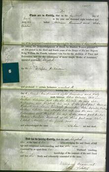 Deed by Married Women - Elizabeth Richardson-Original Ancestry