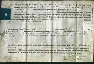 Deed by Married Women - Ann Pemberton Barnes-Original Ancestry