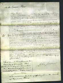 Court of Common Pleas - Mary Morris-Original Ancestry