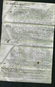 Court of Common Pleas - Margaret Grimshaw-Original Ancestry