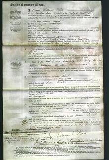 Court of Common Pleas - Susan Sarah Goldthorpe, Margaret Proughten-Original Ancestry