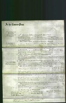 Court of Common Pleas - Jane Barrett-Original Ancestry