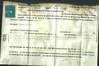Deed by Married Women - Elizabeth Cullabone-Original Ancestry