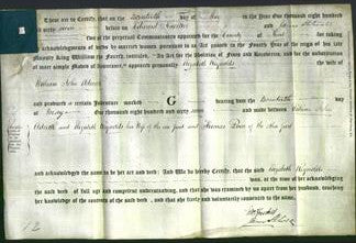 Deed by Married Women - Elizabeth Reynolds Adcock-Original Ancestry