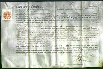 Deed by Married Women - Anne Clifford-Original Ancestry
