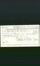 Wakefield, Massachusetts Payment Voucher - E.H. Hutchins-Original Ancestry