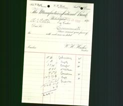 Bank Letterhead - Manufacturers National Bank