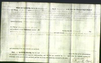Deed by Married Women - Mary Susannah Pepper-Original Ancestry