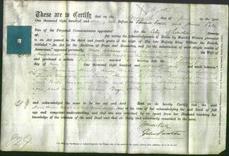 Deed by Married Women - Sarah Rebecca Chapple and Kate Dorcas Halford-Original Ancestry