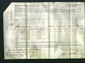 Deed by Married Women - Dame Anne Bromley-Original Ancestry