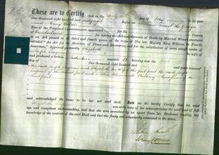 Deed by Married Women - Elizabeth Longmore-Original Ancestry